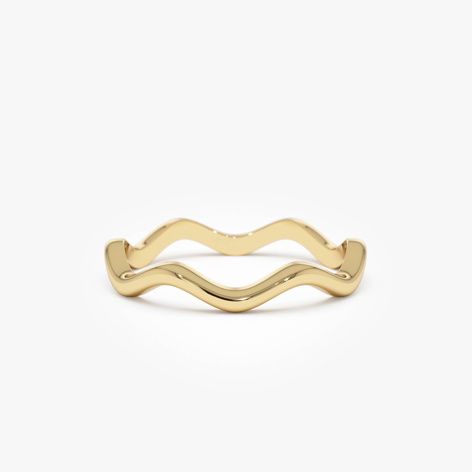 Minimalist Wave Ring