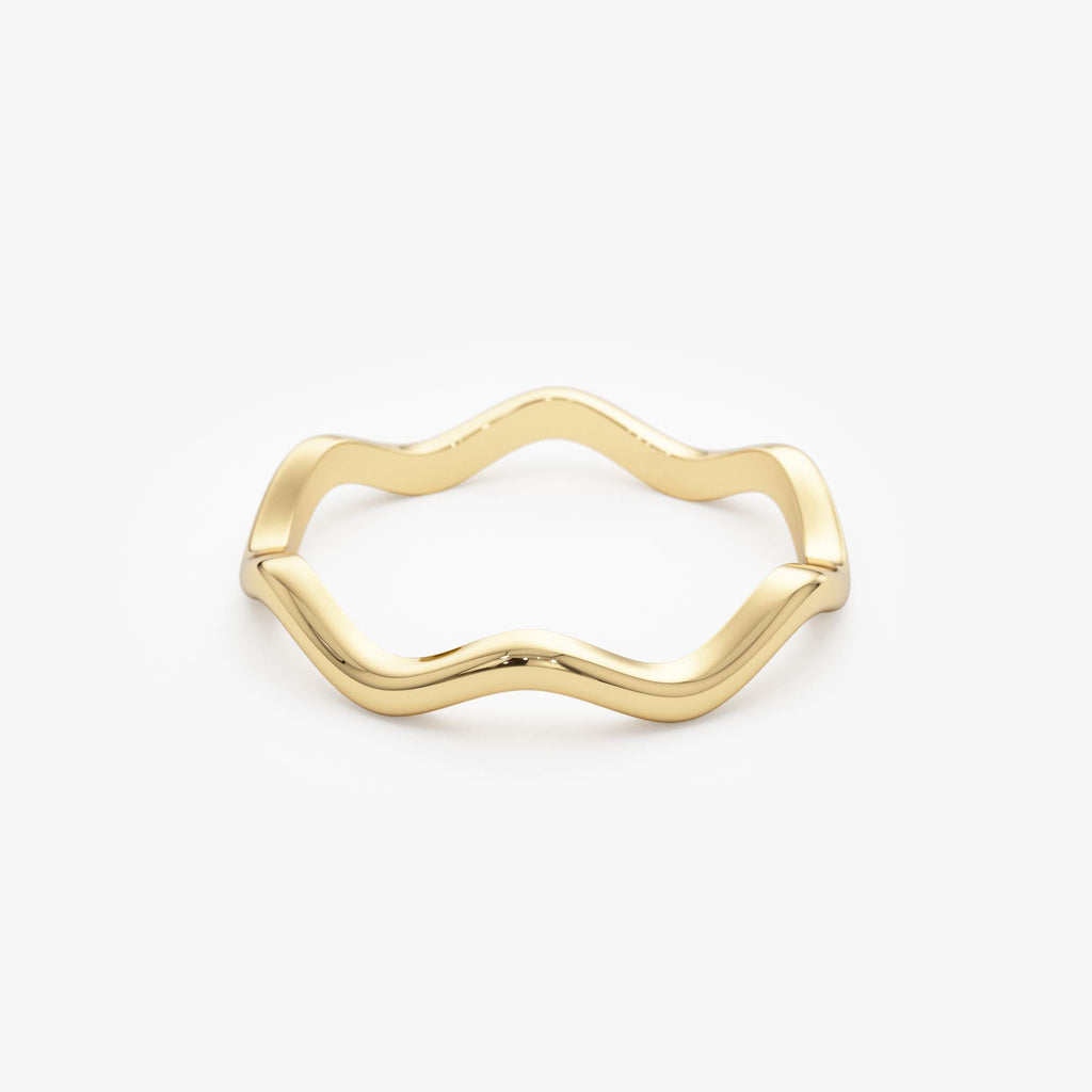Minimalist Wave Ring