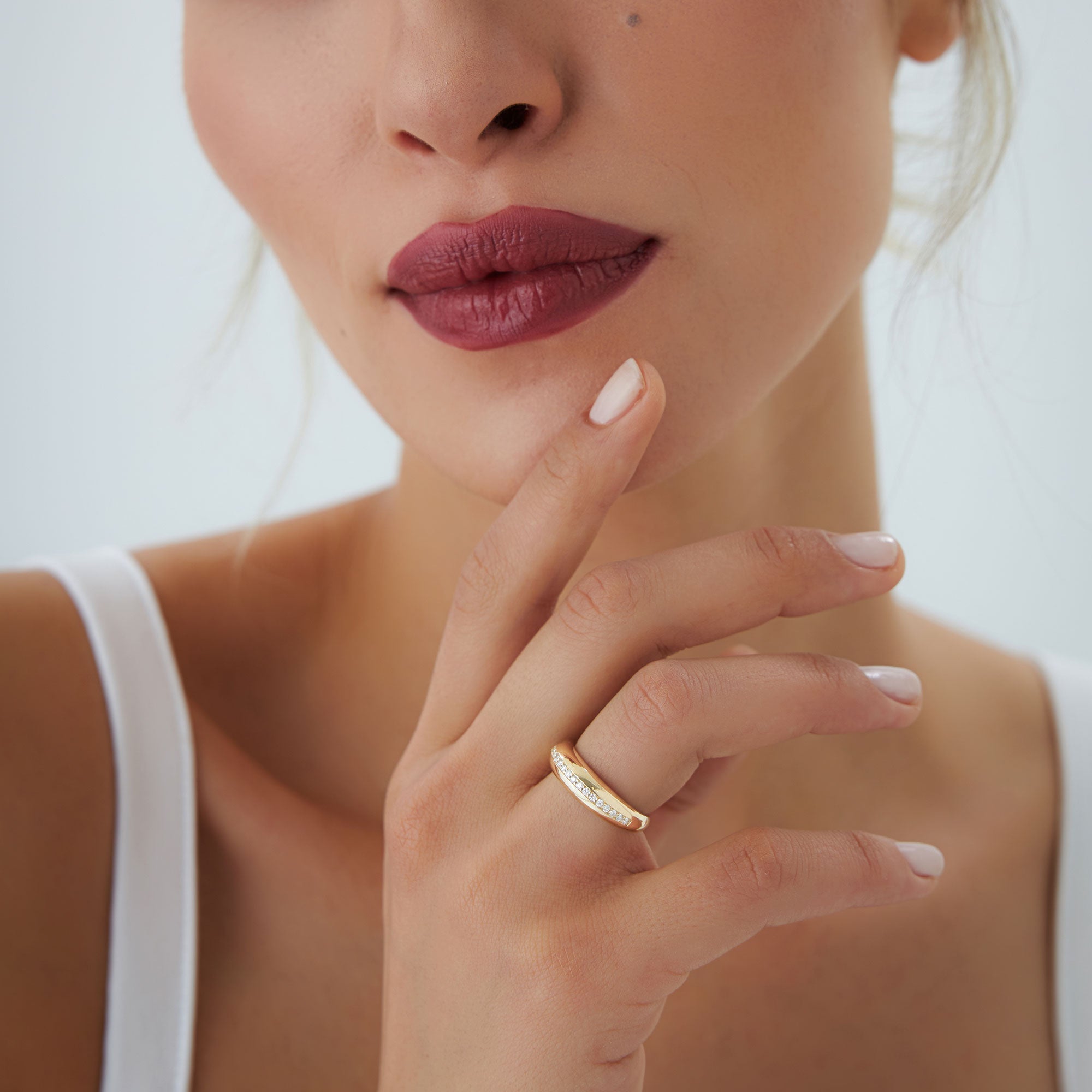 Diamond Dome Balloon Ring