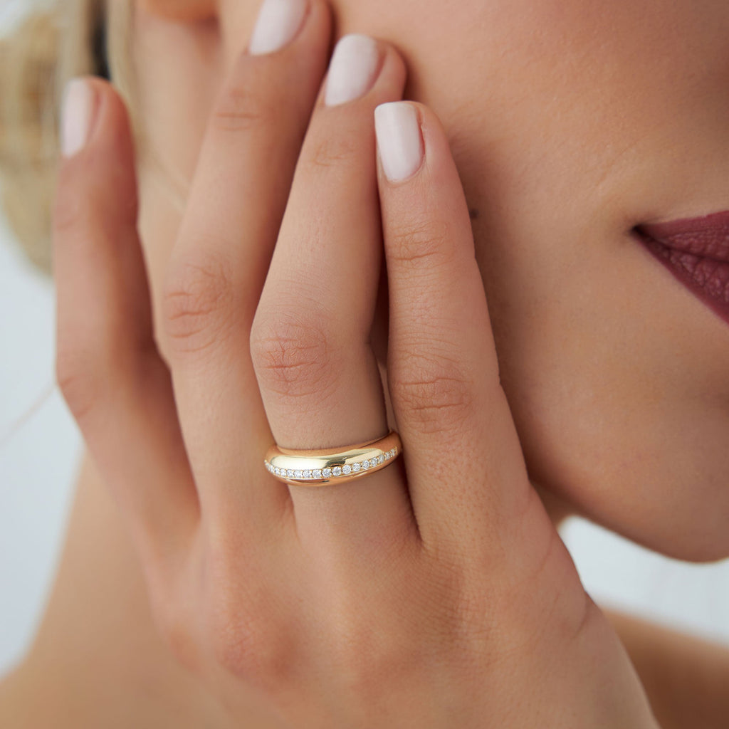 Diamond Dome Balloon Ring