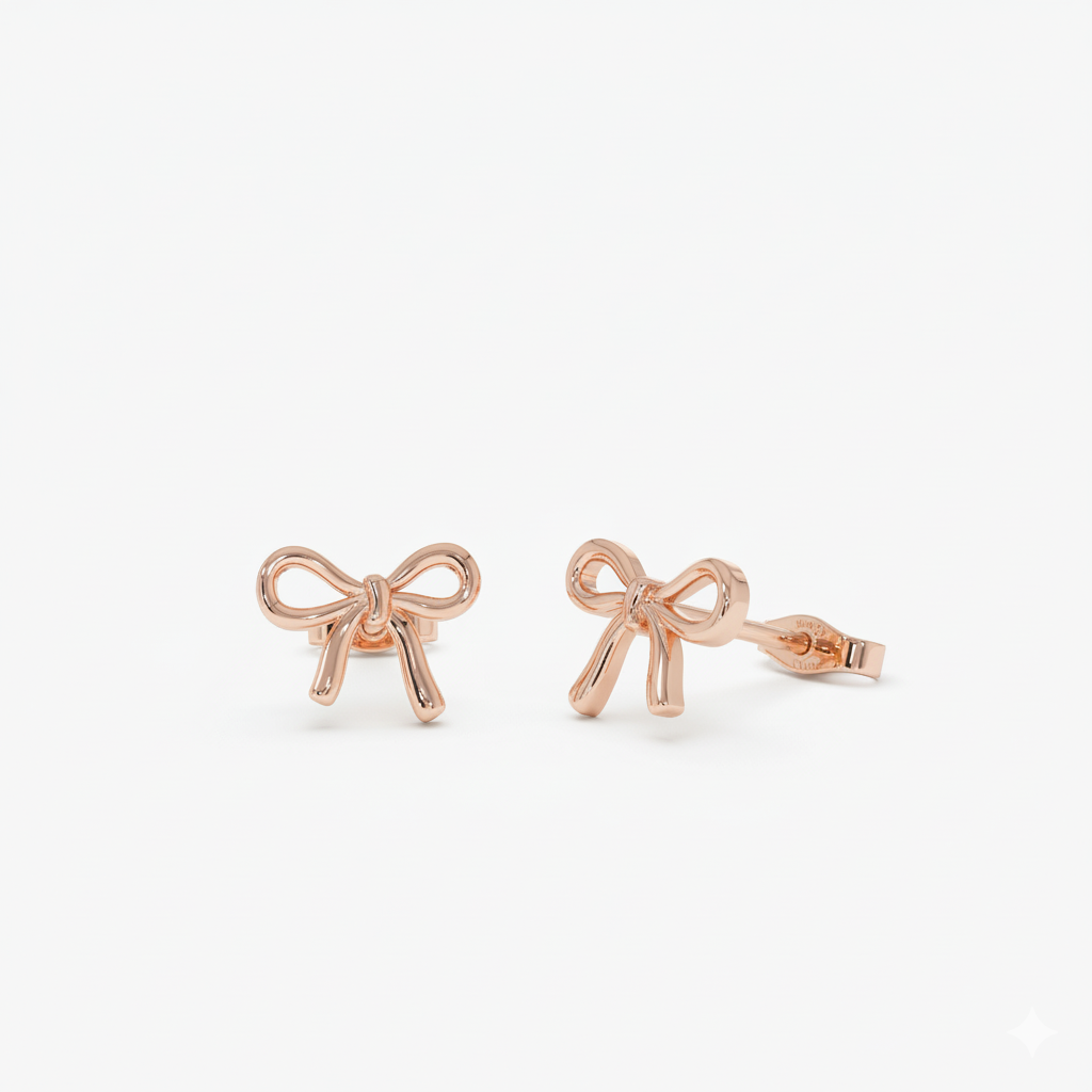 Bow Stud Earrings