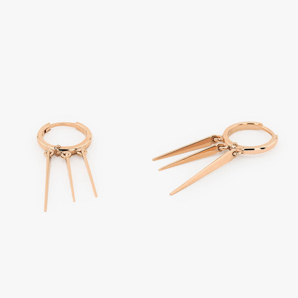 Drop Trendy Spike Earrings