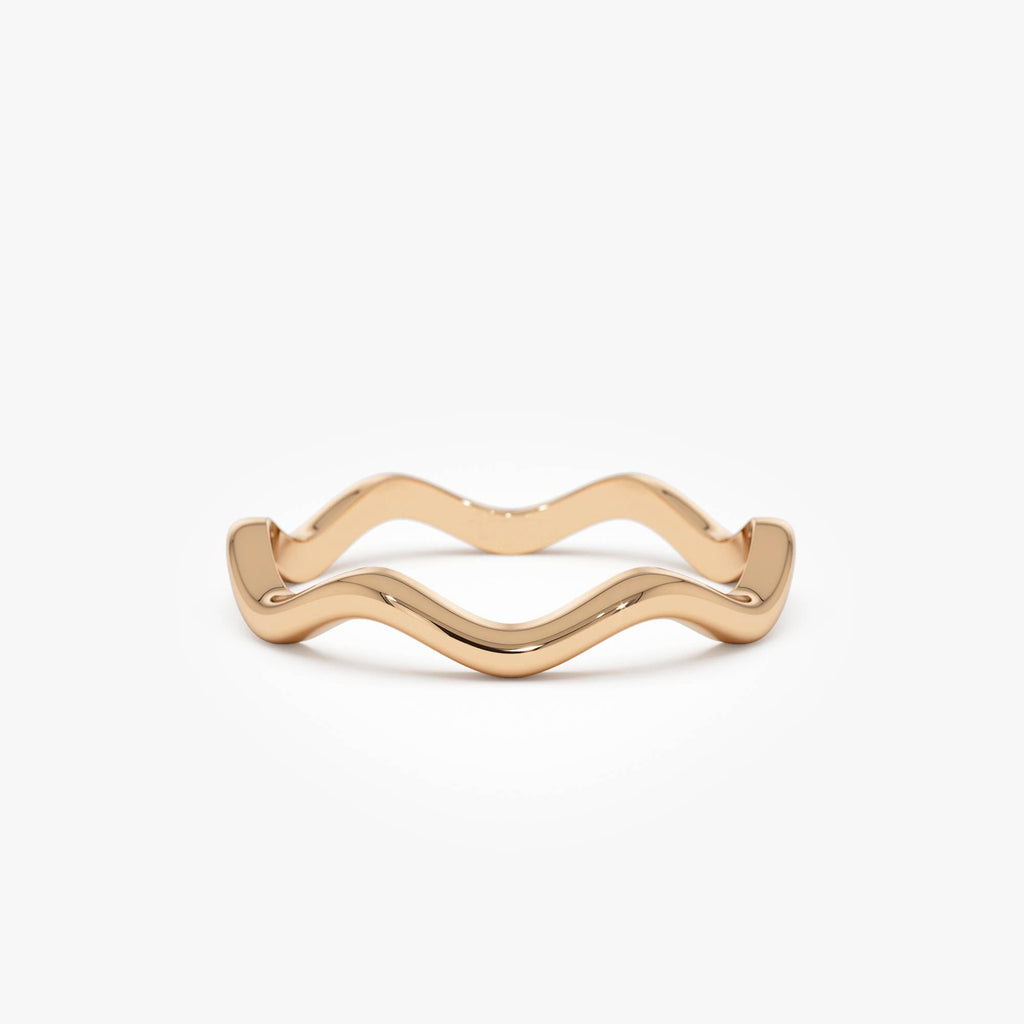 Minimalist Wave Ring
