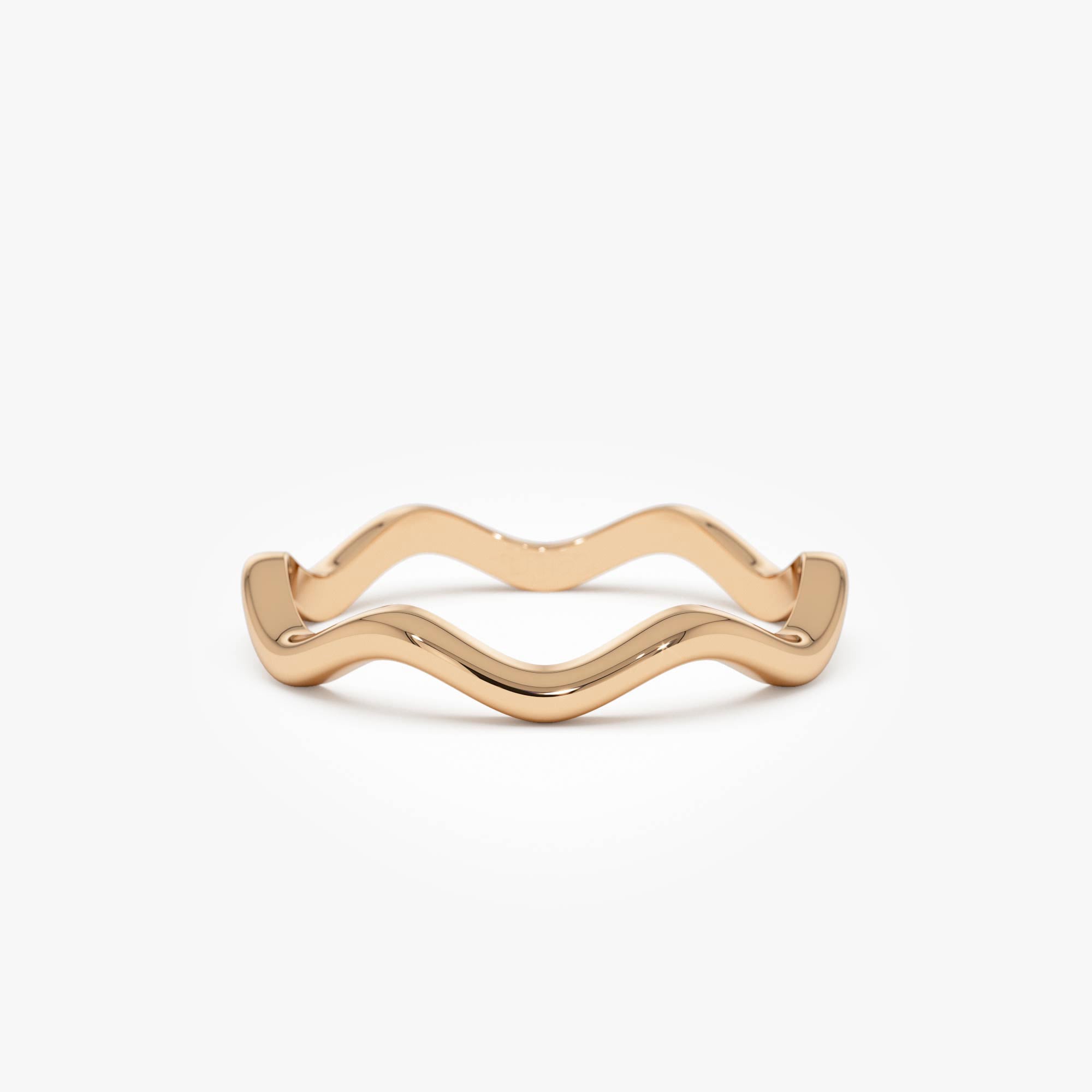Minimalist Wave Ring
