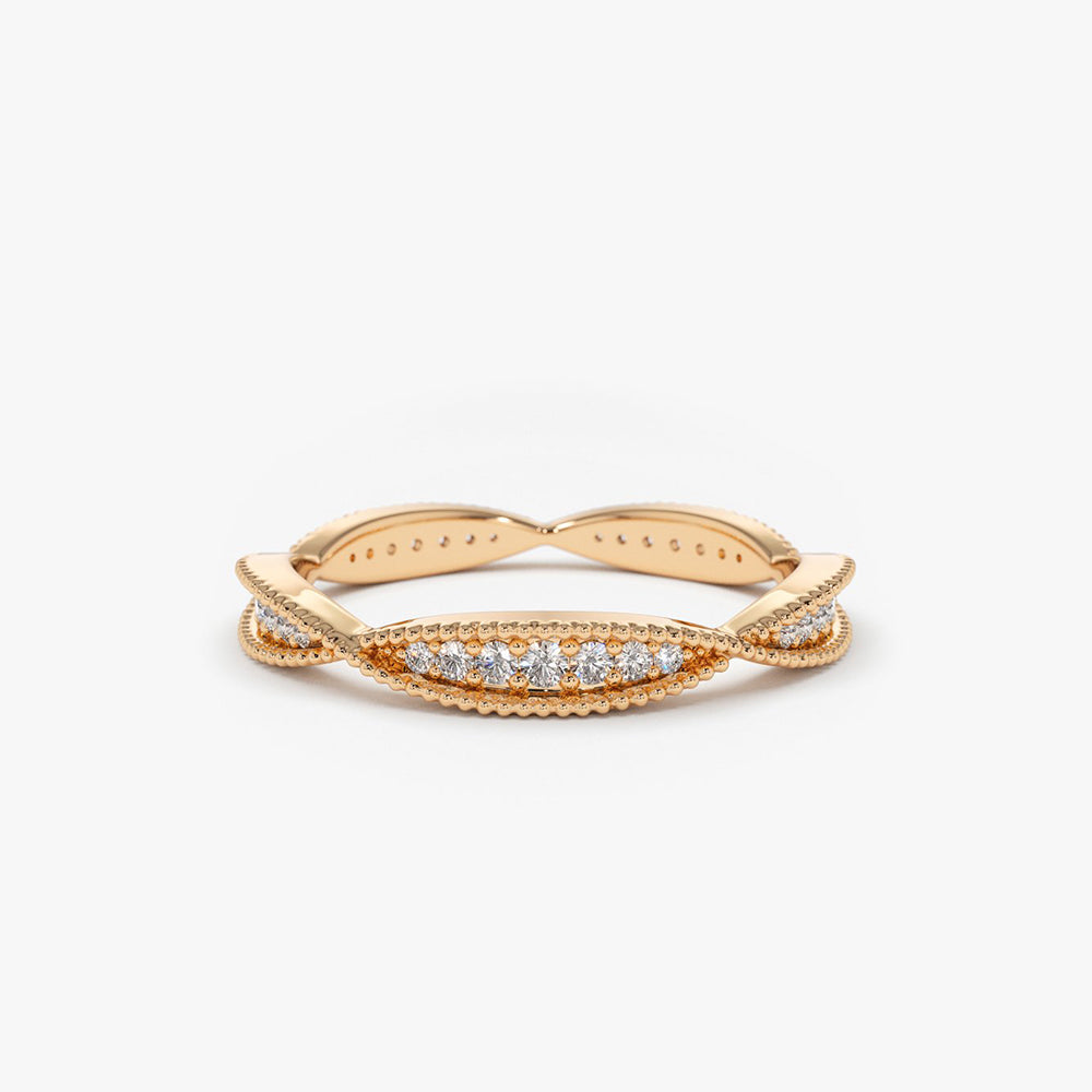 Art Deco Graduating Diamond Full Eternity Ring
