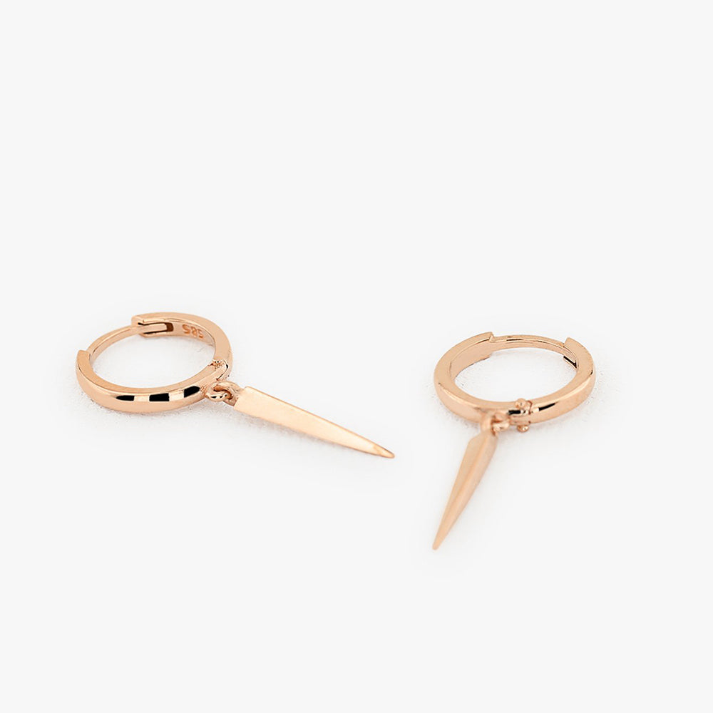 Drop Single Spike Earrings