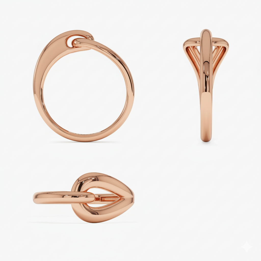 Modern Knot Ring
