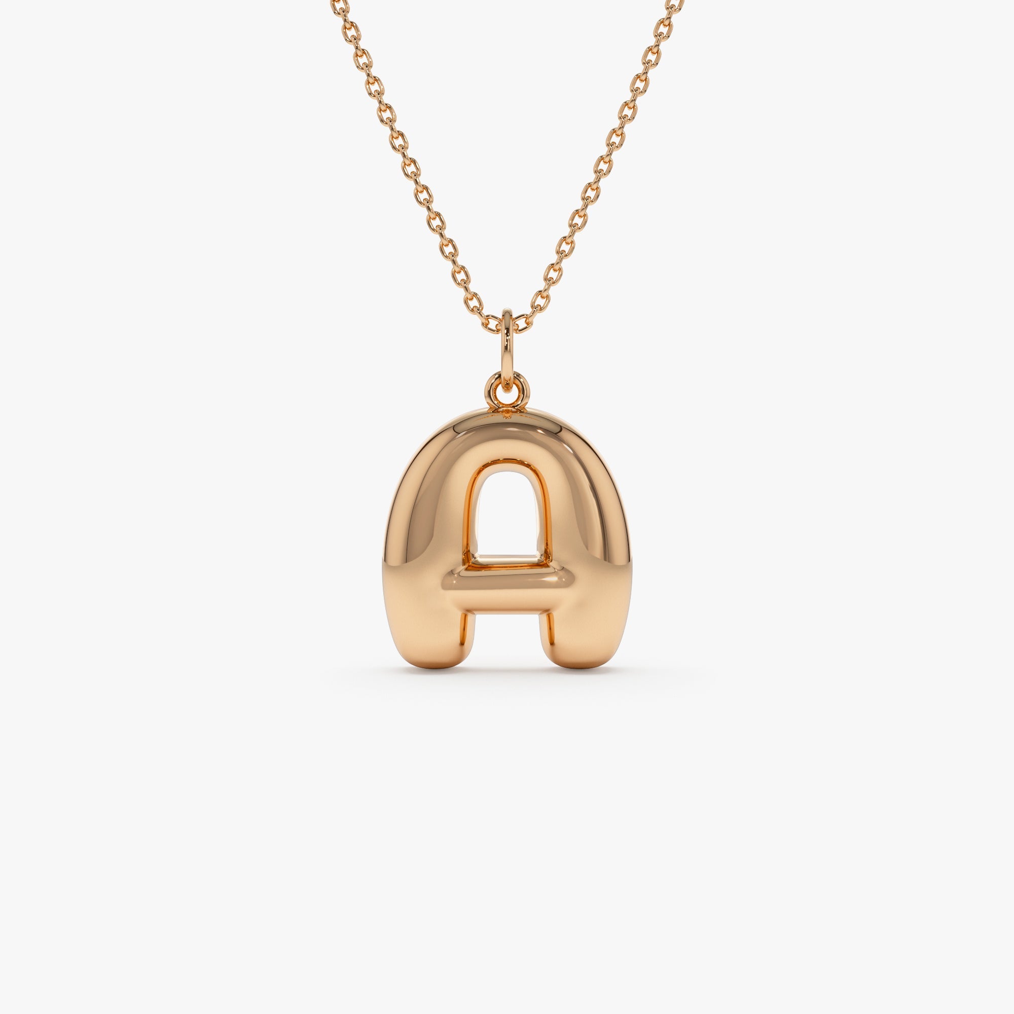 20MM Balloon Initial Letter Pendant