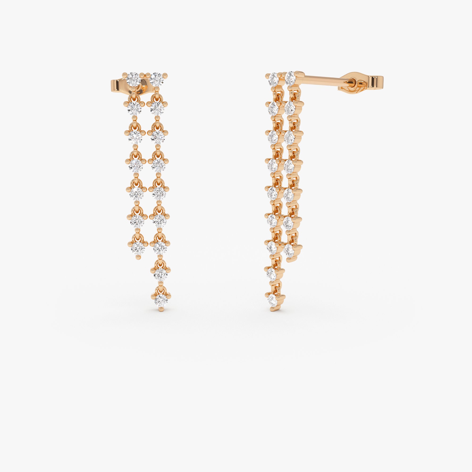 Diamond Chandelier Earrings