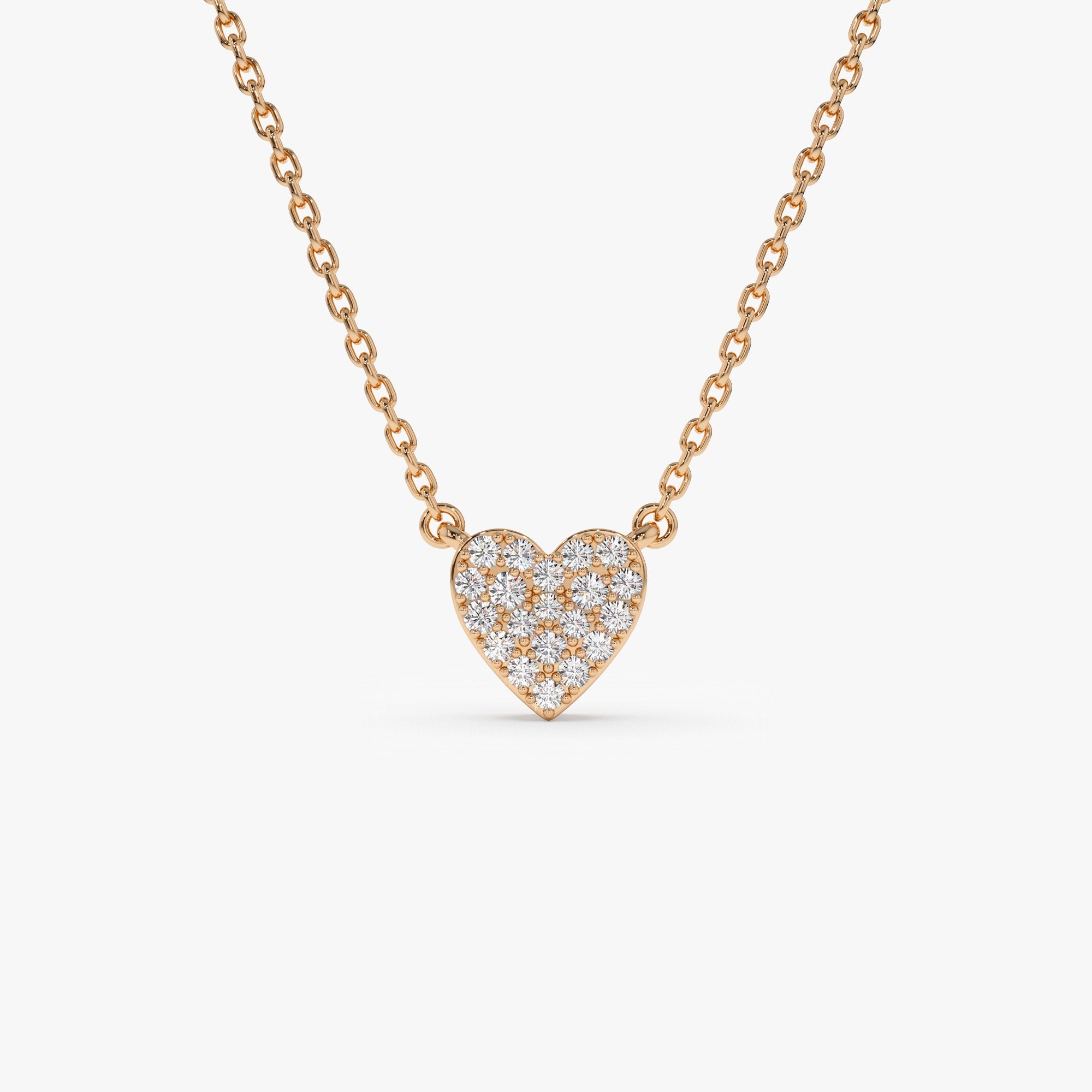 Mini Heart Diamond Necklace