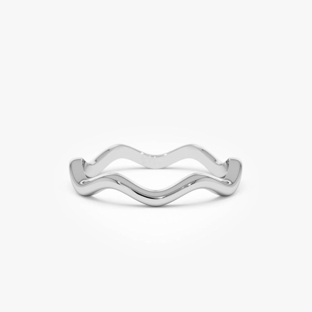 Minimalist Wave Ring