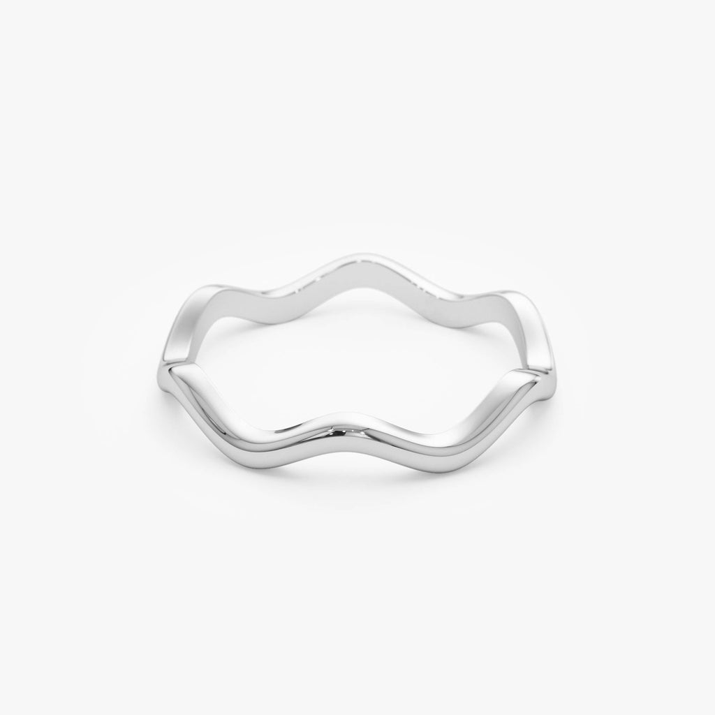 Minimalist Wave Ring
