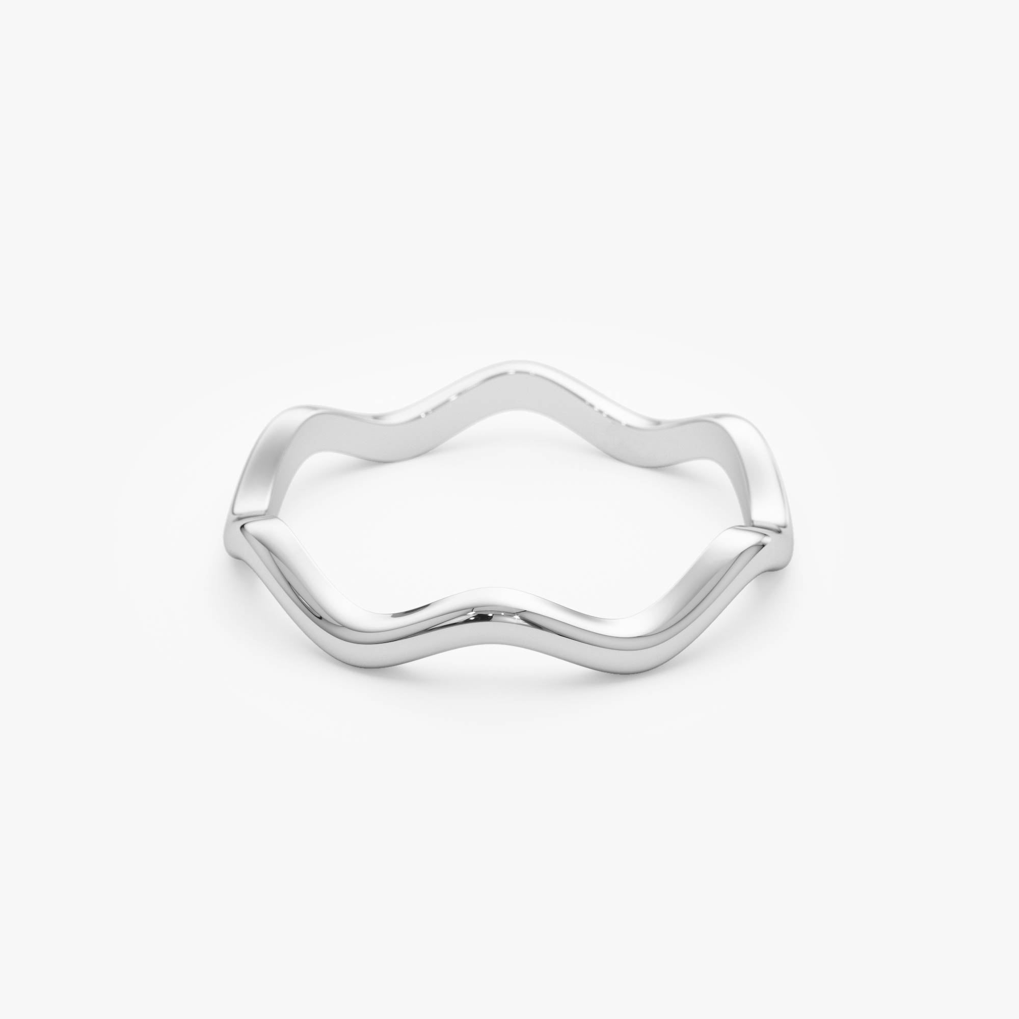 Minimalist Wave Ring