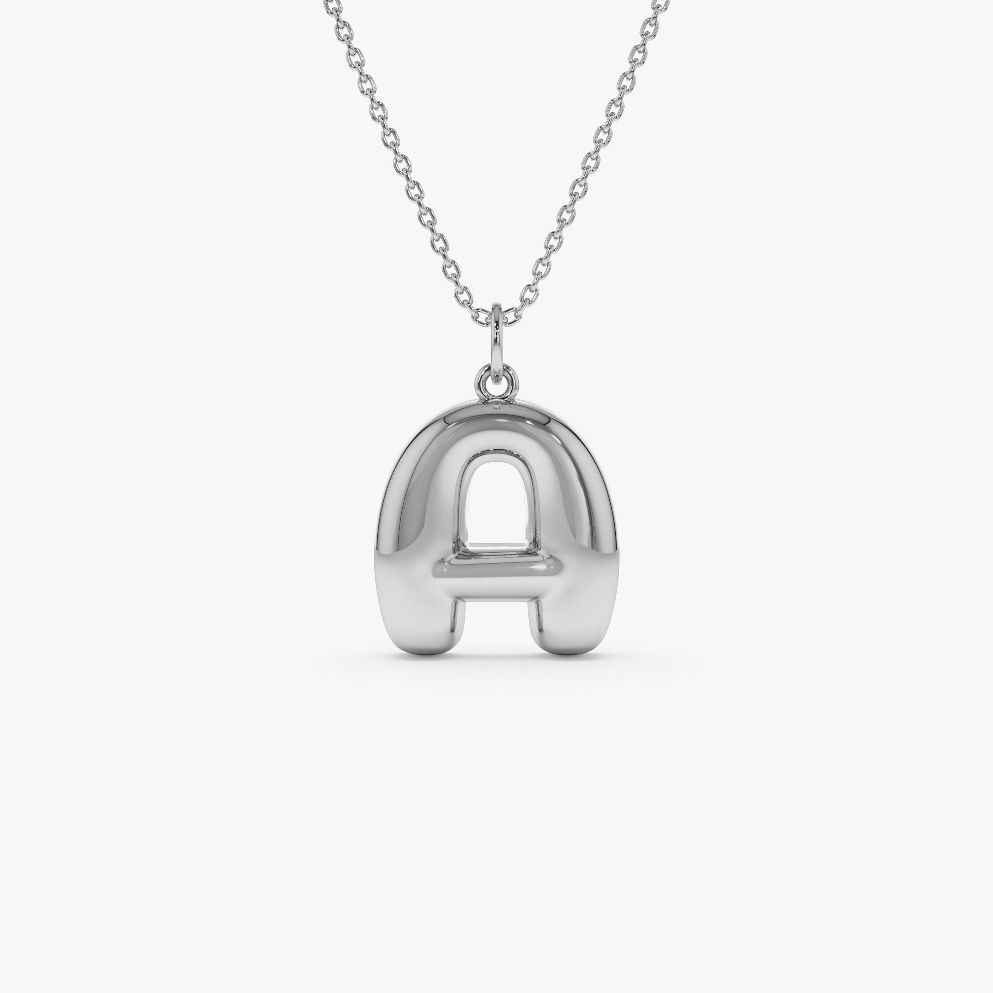 20MM Balloon Initial Letter Pendant