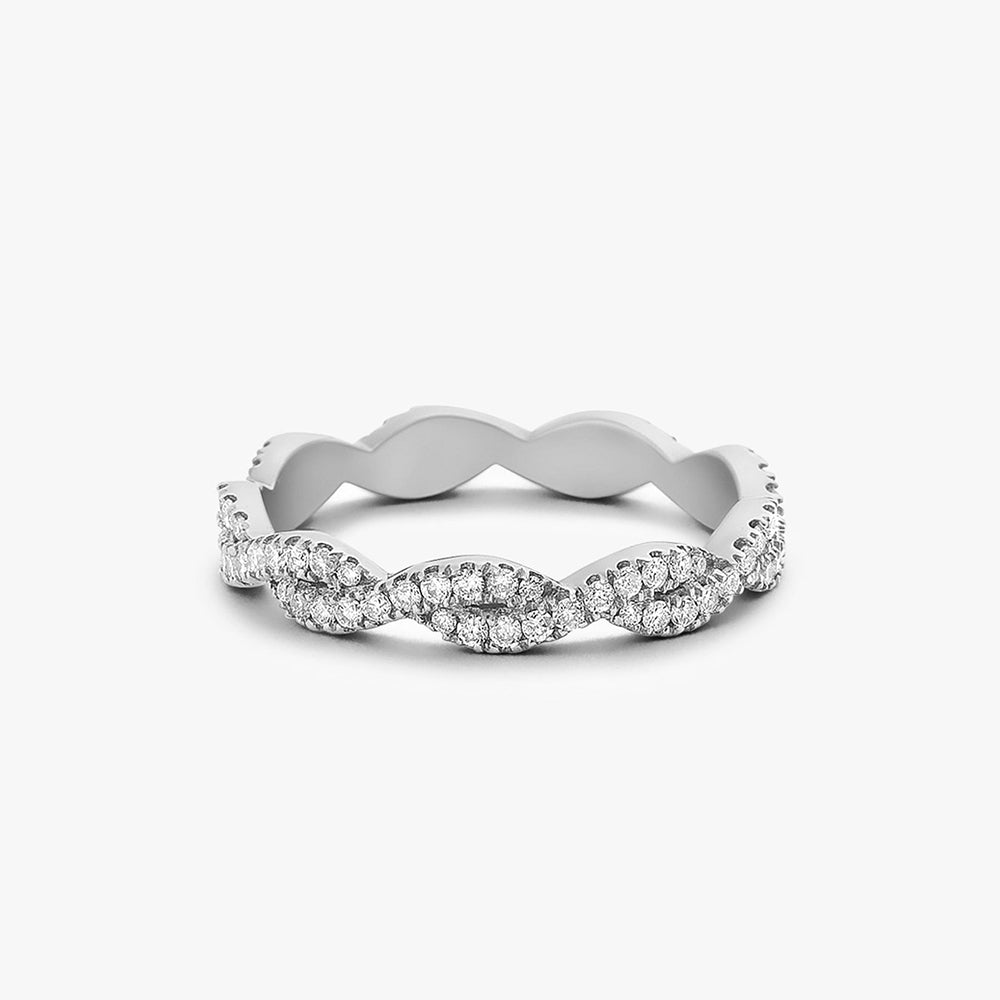 Infinity Diamond Eternity Wedding Band