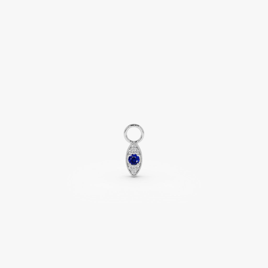 Evil Eye Hoop Charm