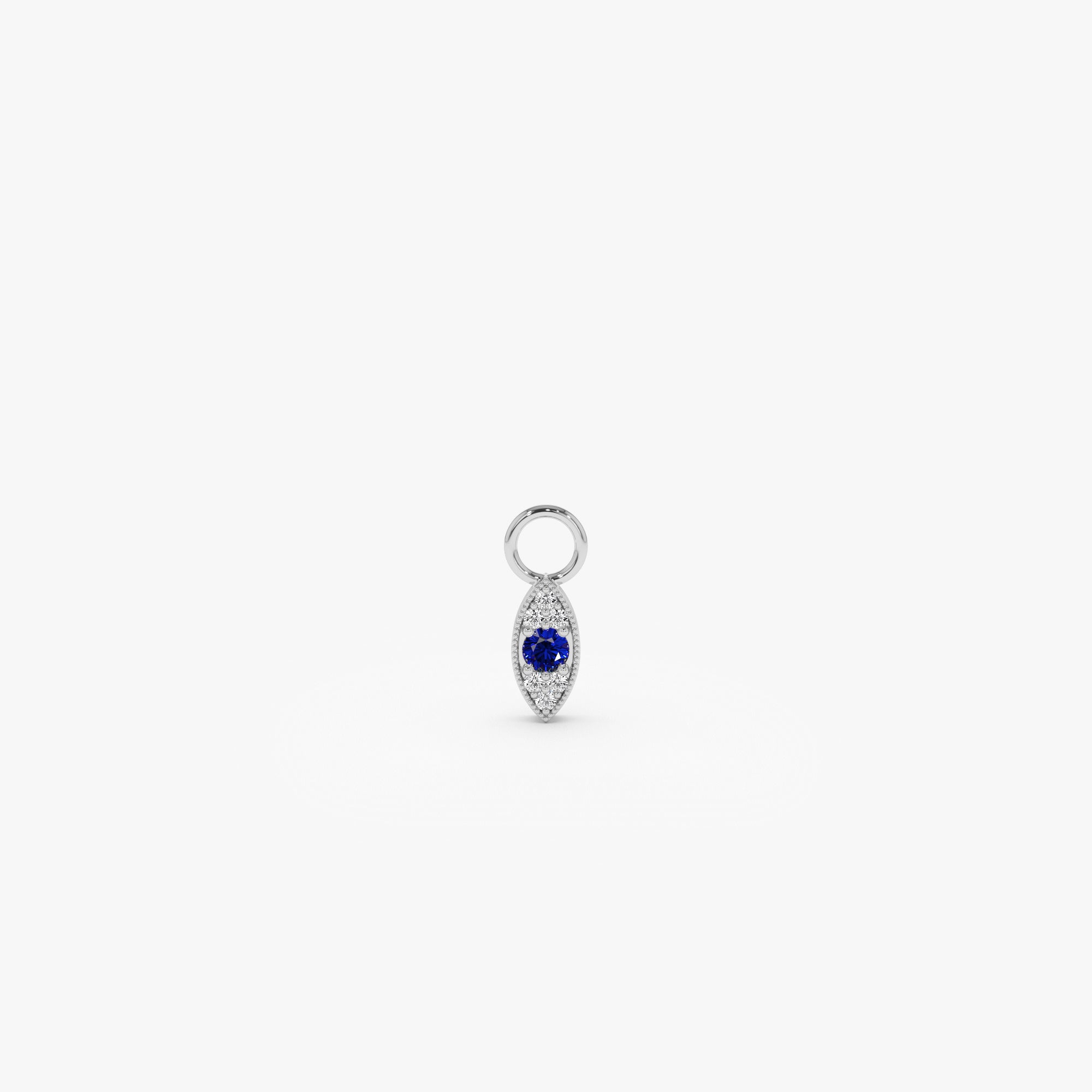 Evil Eye Hoop Charm
