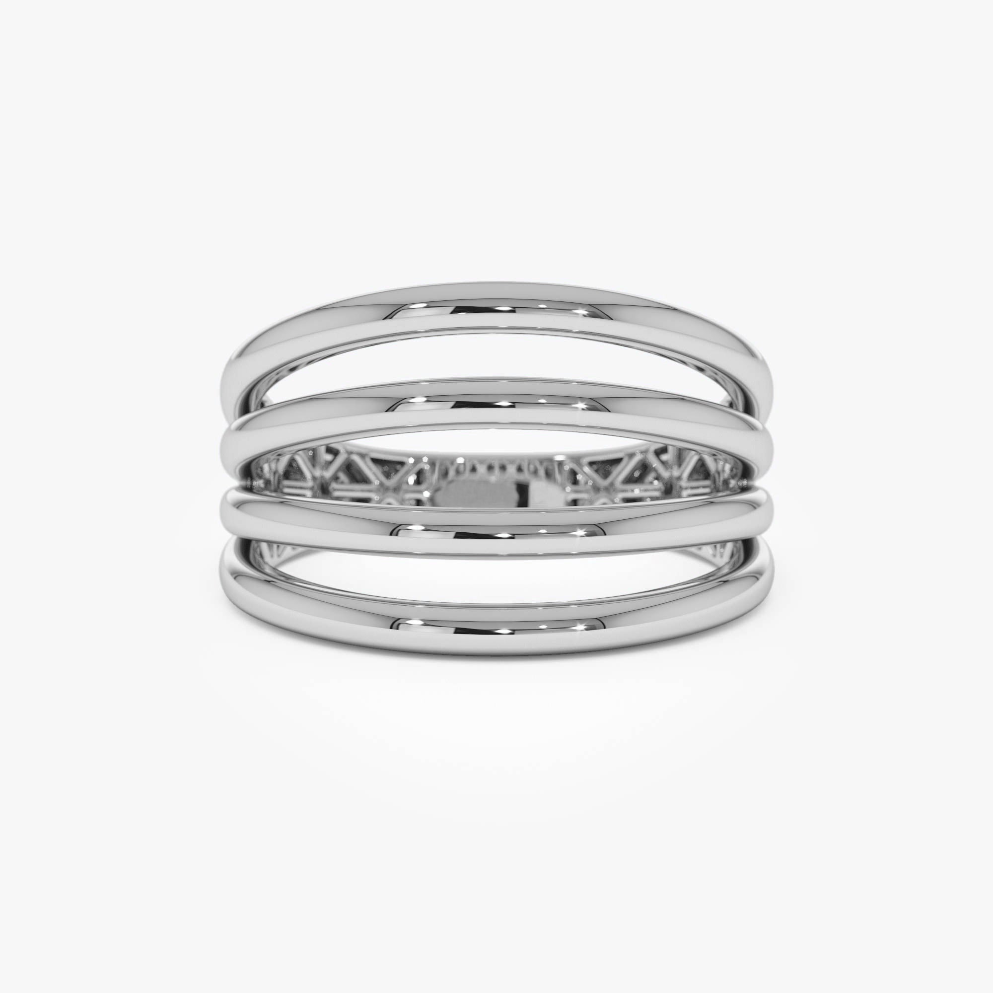 Four Band Statement Ring