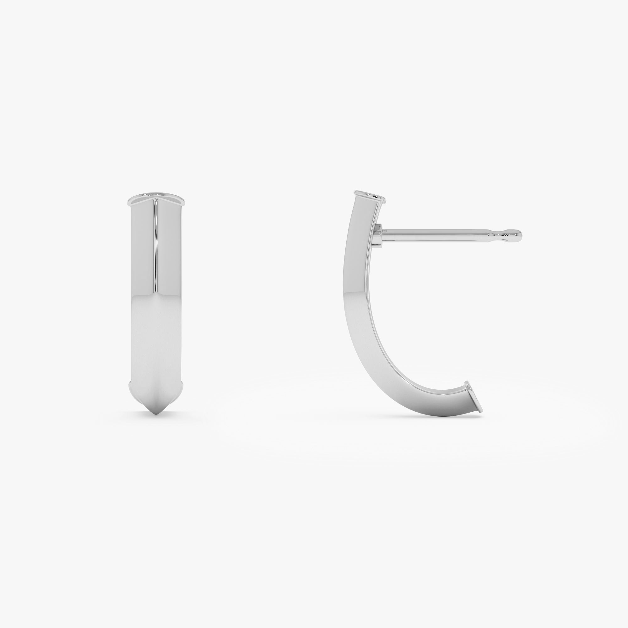 Knife Edge Open Hoops