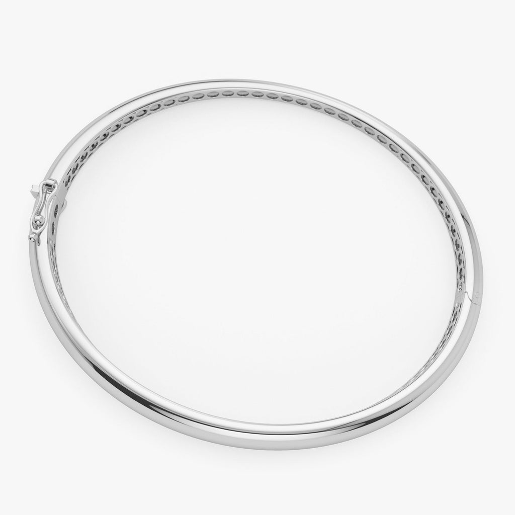 7.5MM Classic Dome  Bangle Bracelet