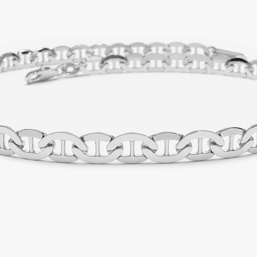 3.5 MM Mariner Chain Link Bracelet