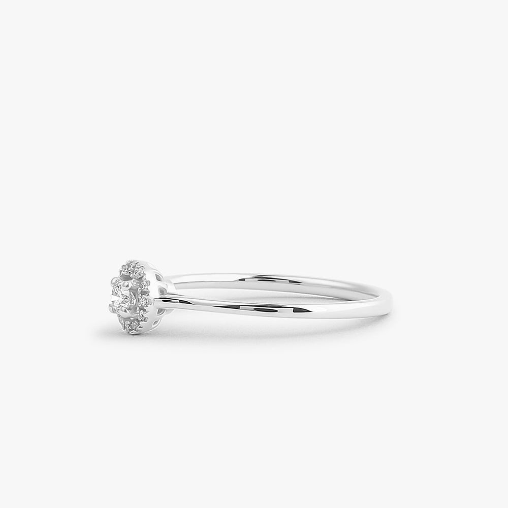 Halo Diamond Ring