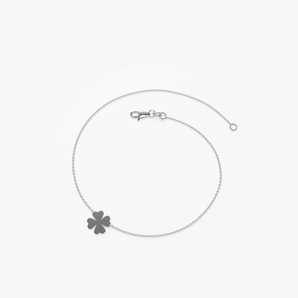 Four Leaf Clover Charm Bracelet