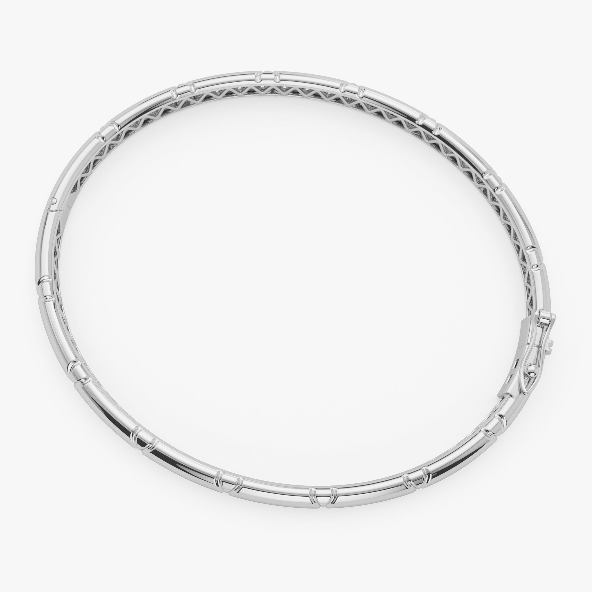 4MM Dome X Cut Design Bangle