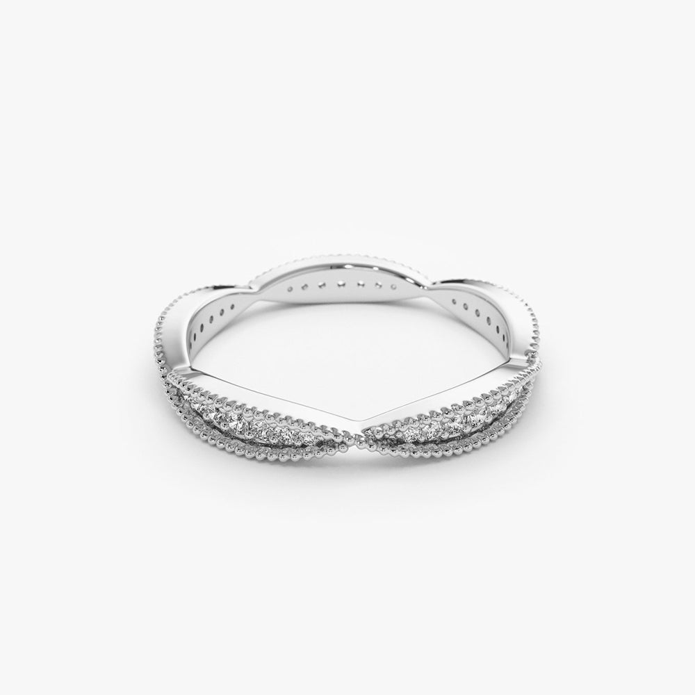 Art Deco Graduating Diamond Full Eternity Ring