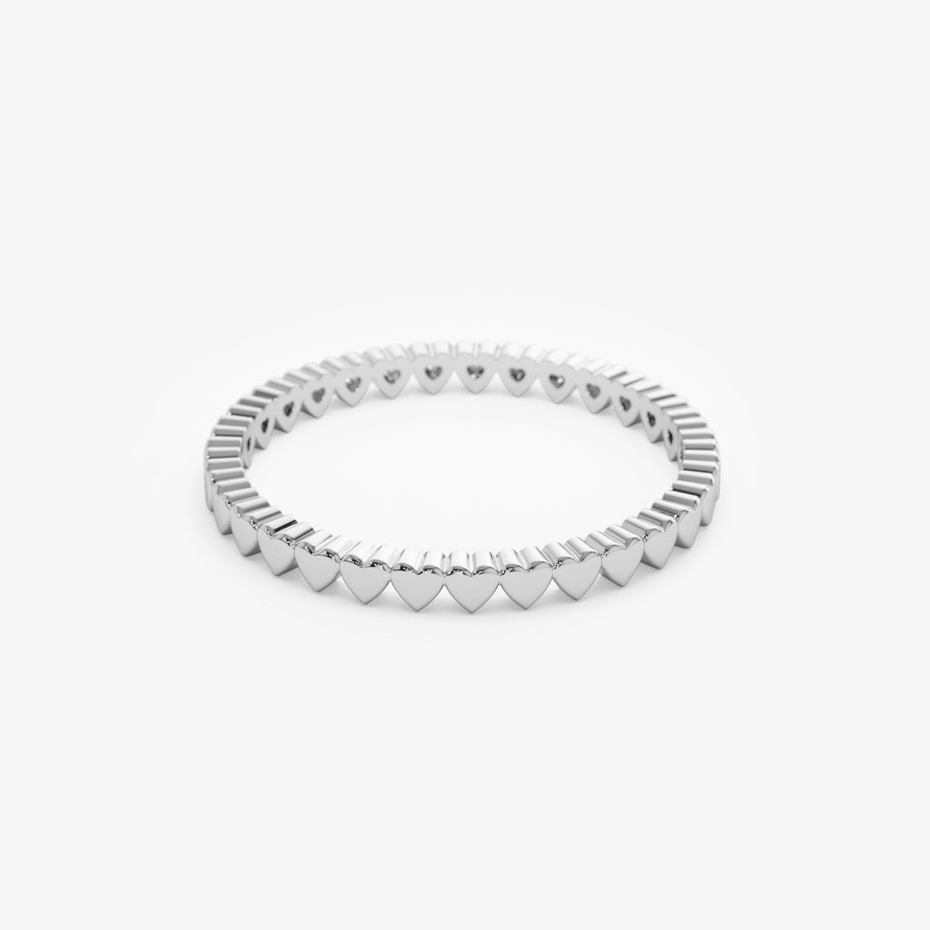 Mini Heart Eternity Ring