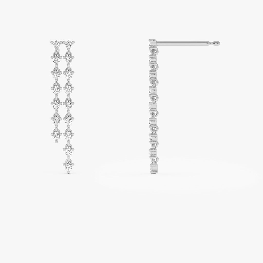 Diamond Chandelier Earrings