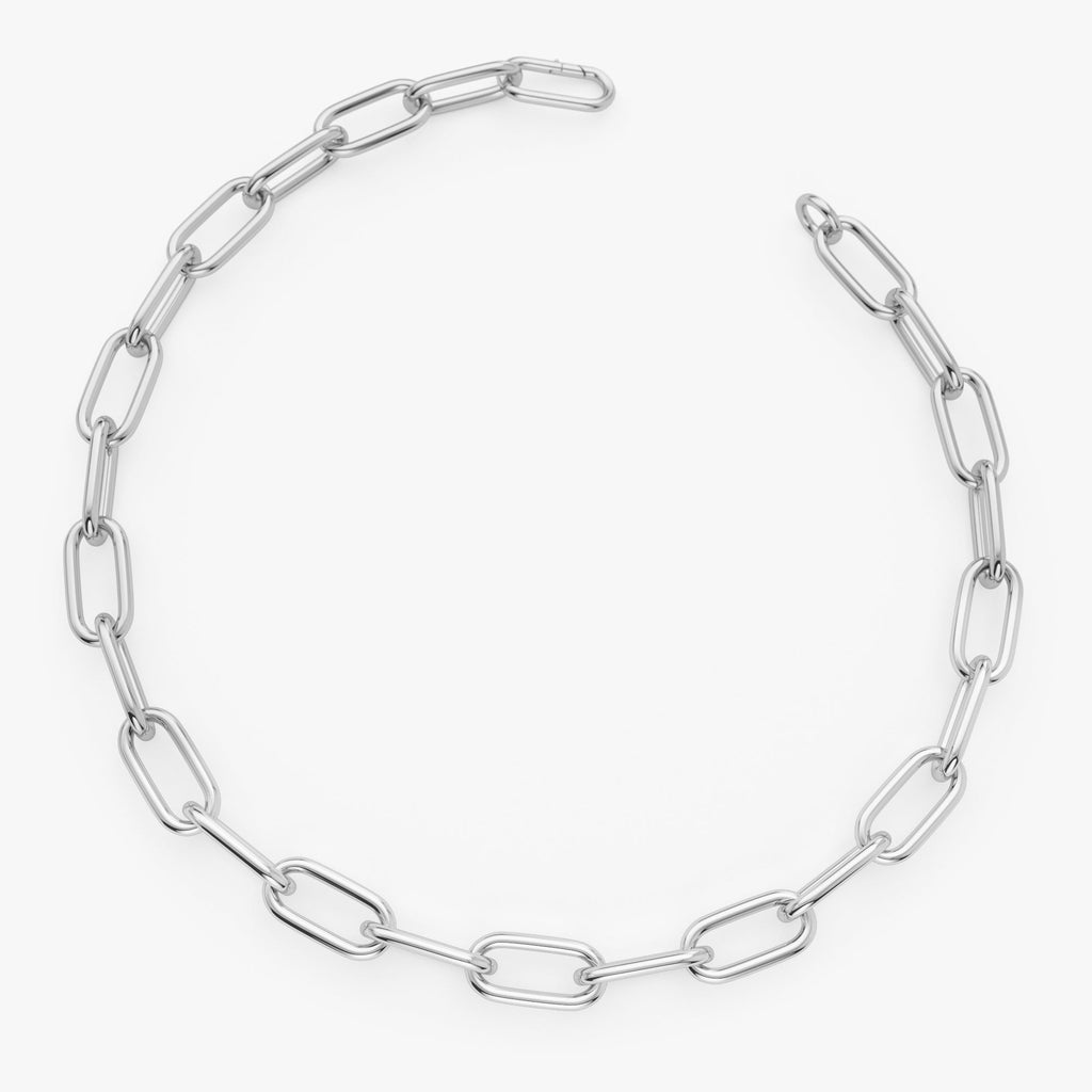 8MM Paperclip Chain Bracelet