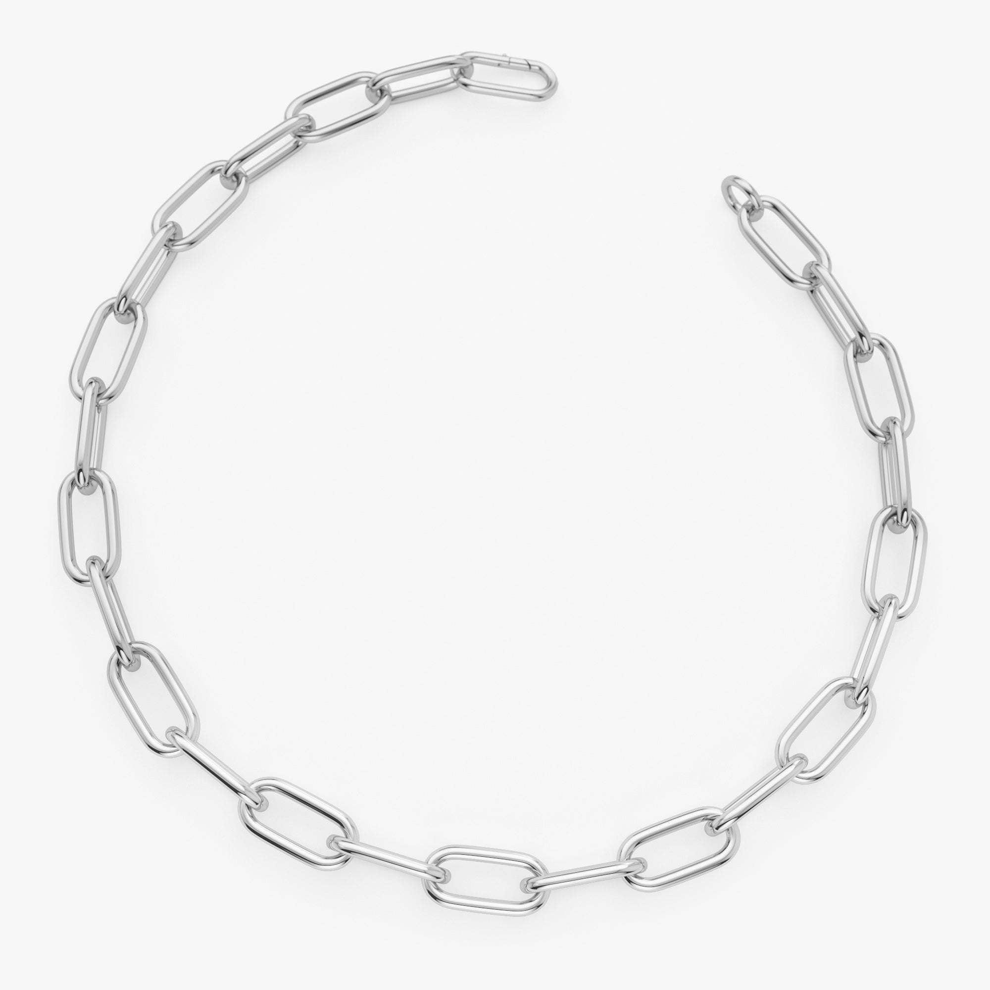 8MM Paperclip Chain Bracelet