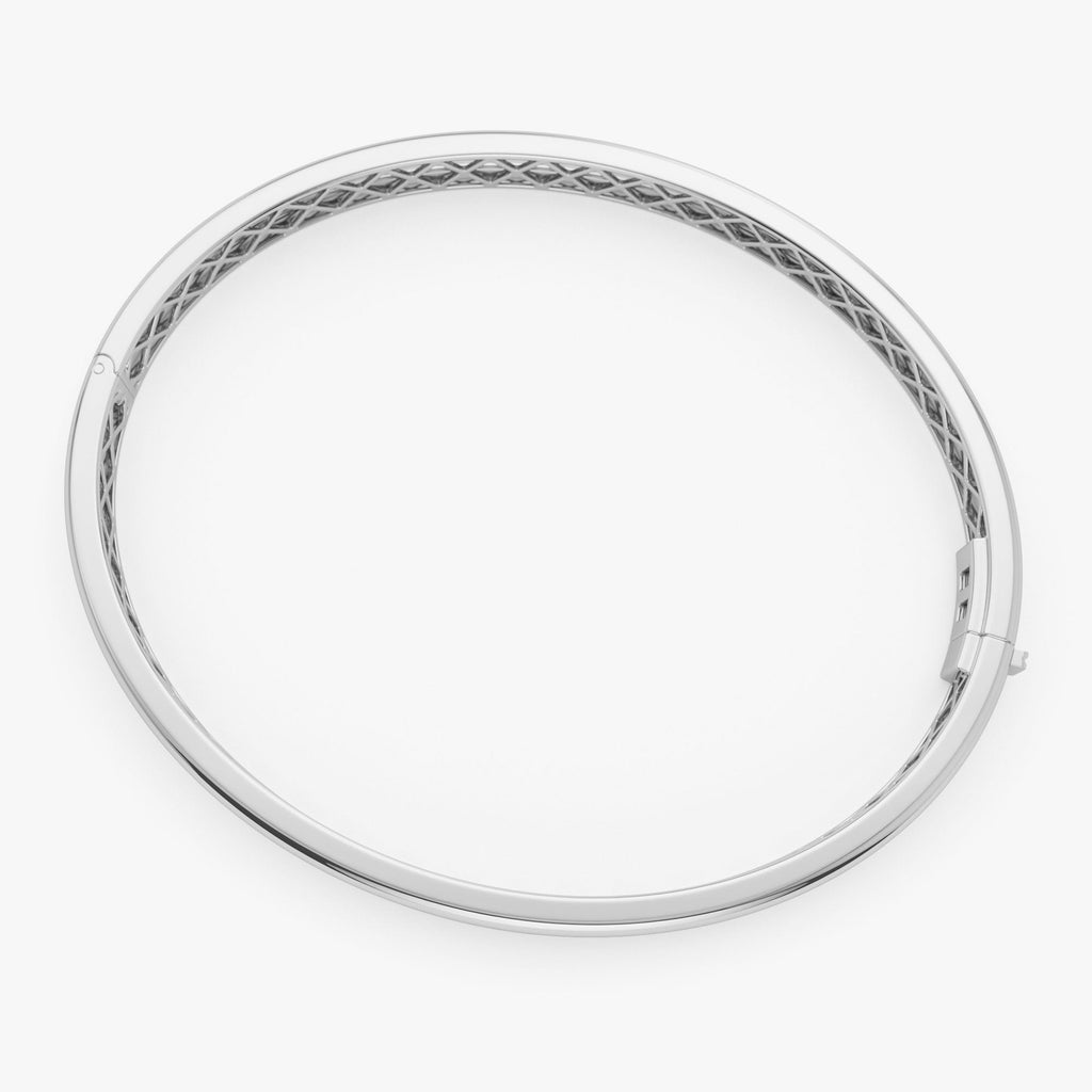 Double Row Dome Bangle Bracelet