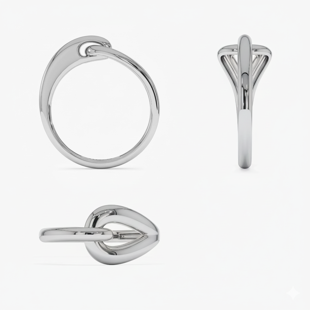 Modern Knot Ring