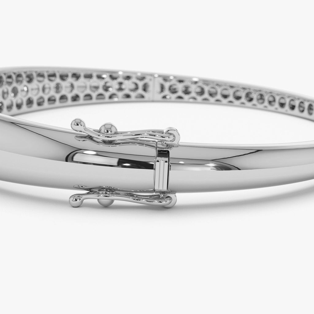 7.5MM Classic Dome  Bangle Bracelet