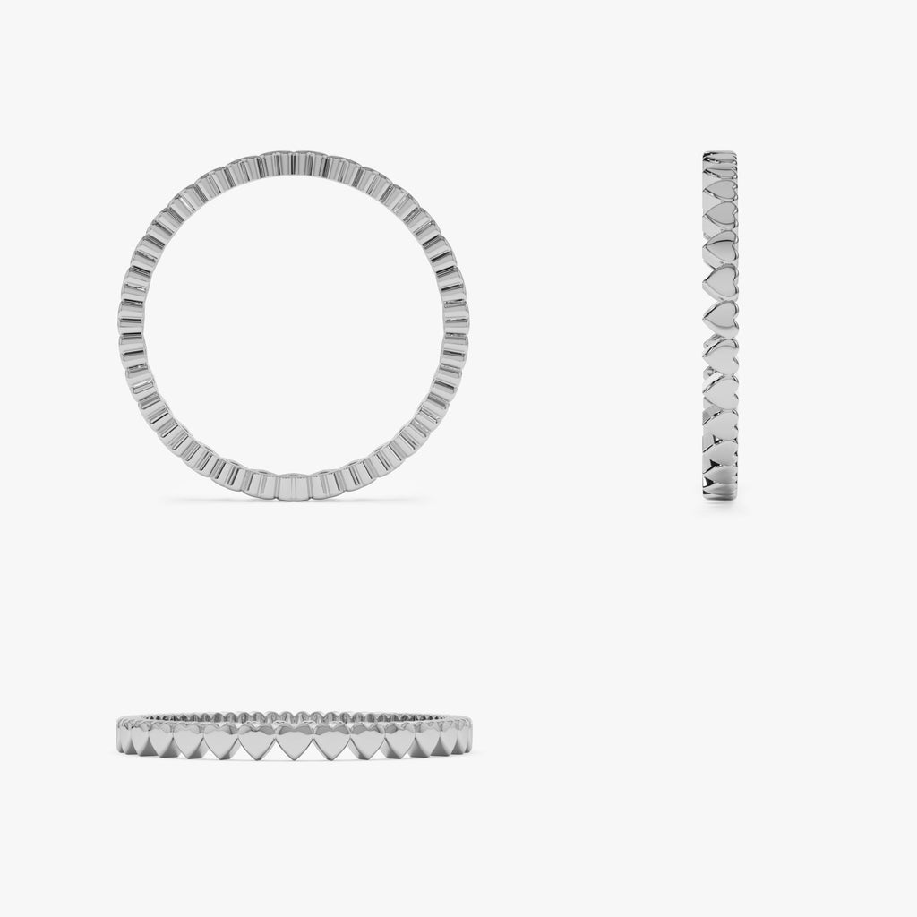 Mini Heart Eternity Ring