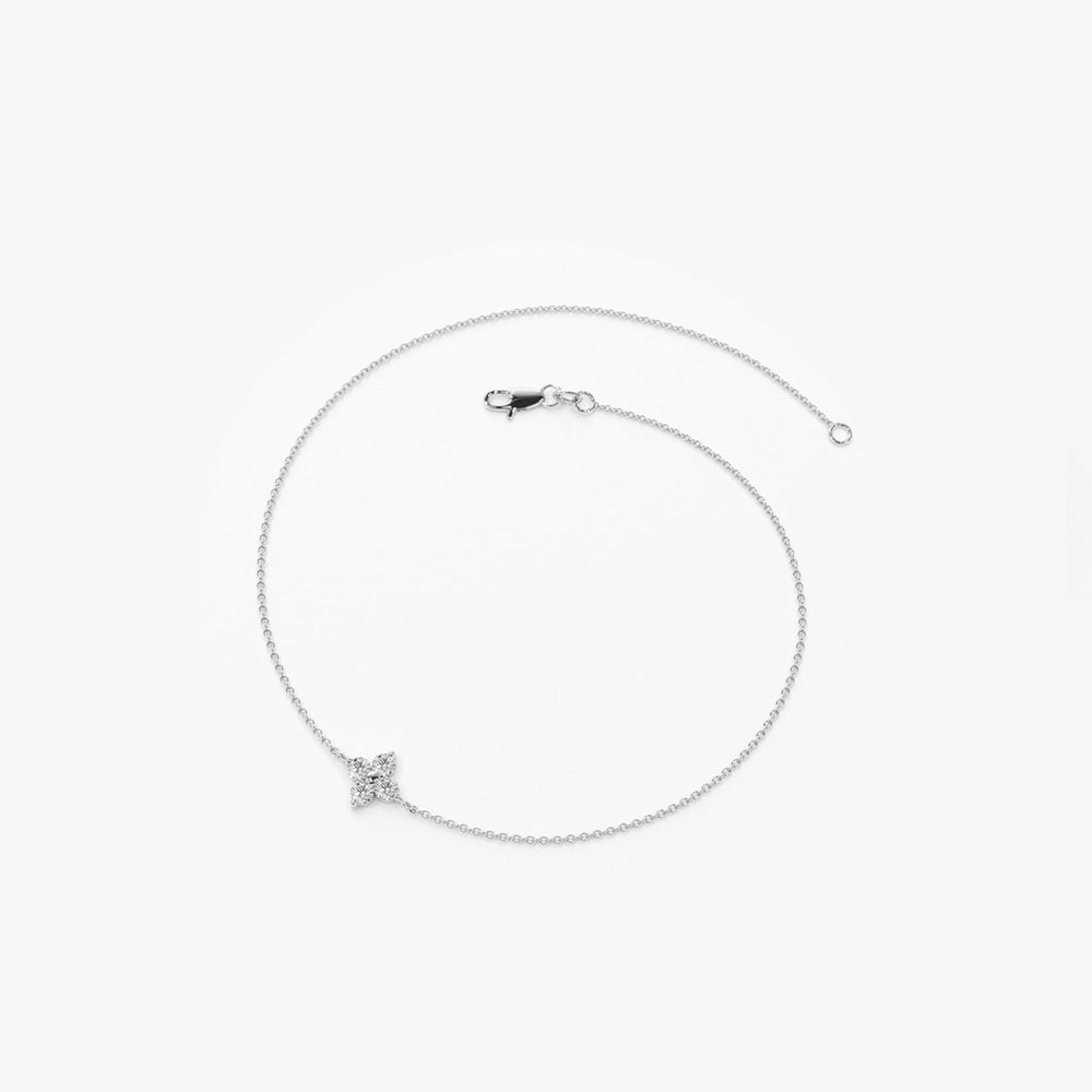 Diamond Clover Bracelet