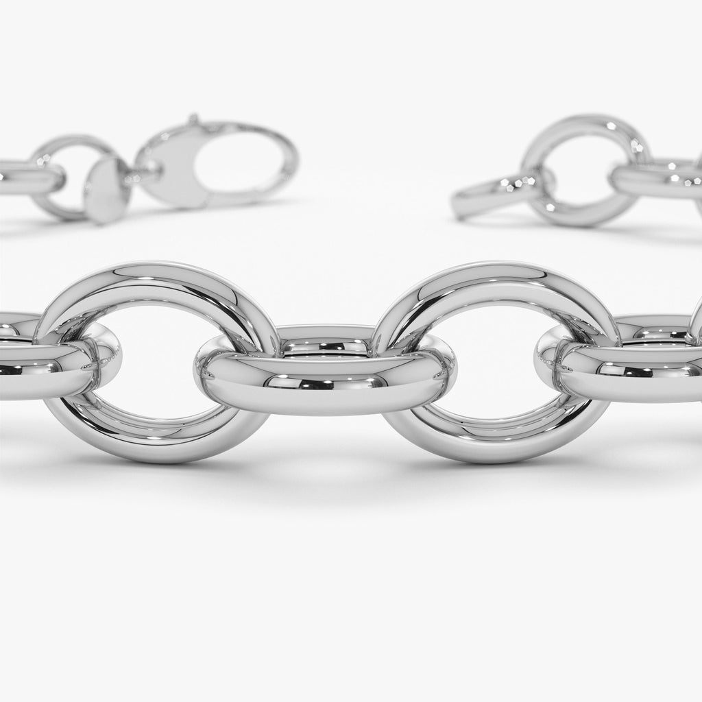 Bold Oval Link Bracelet