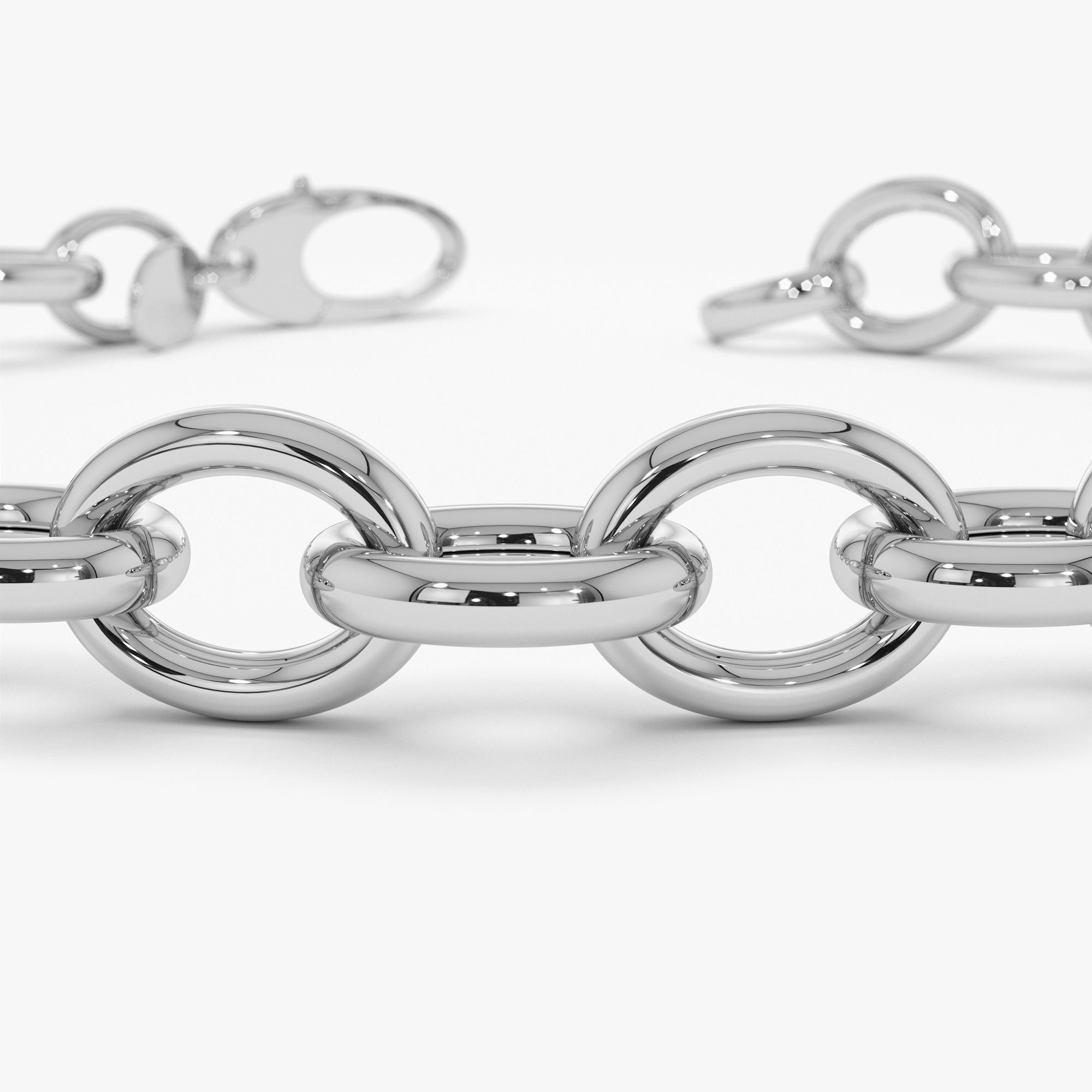 Bold Oval Link Bracelet