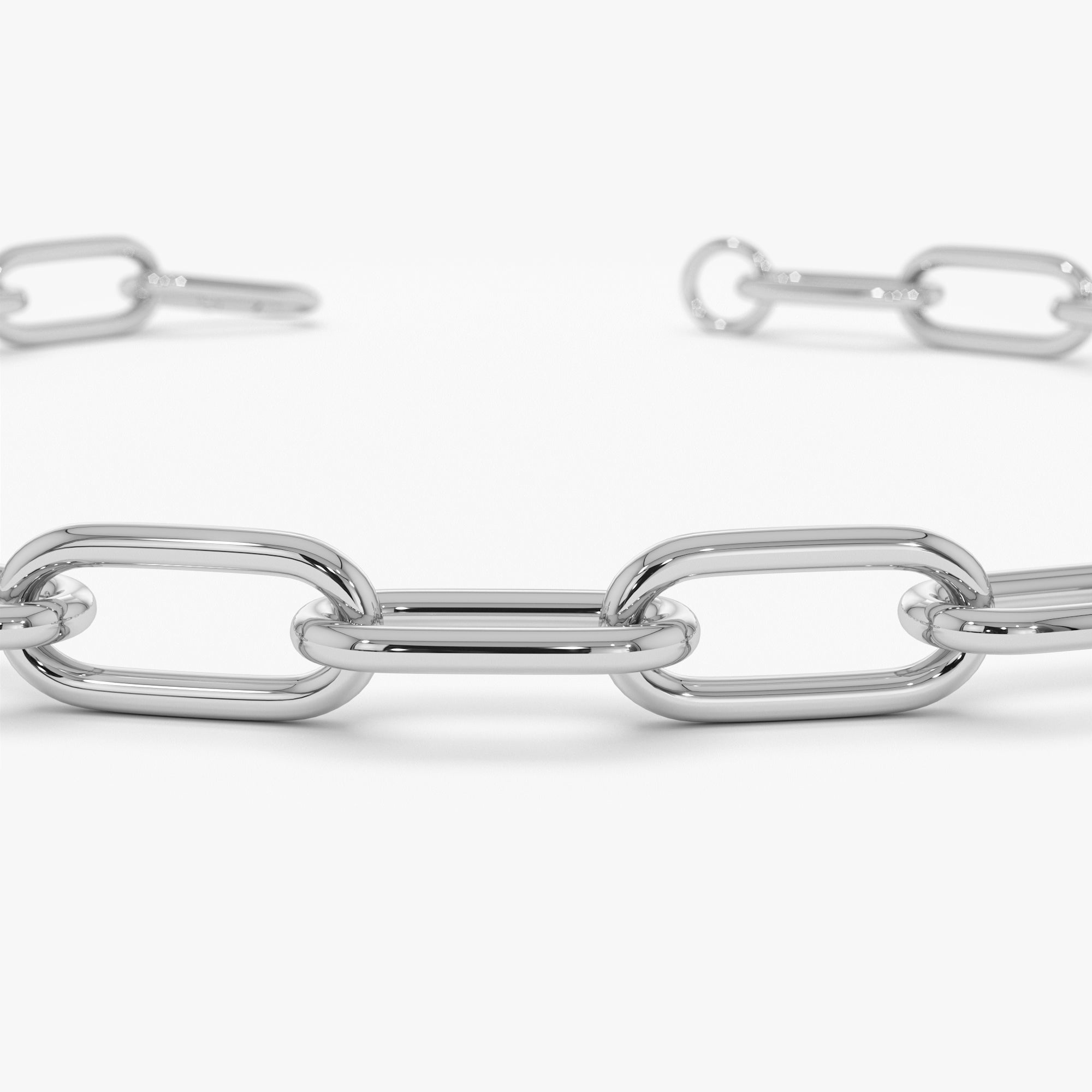 8MM Paperclip Chain Bracelet