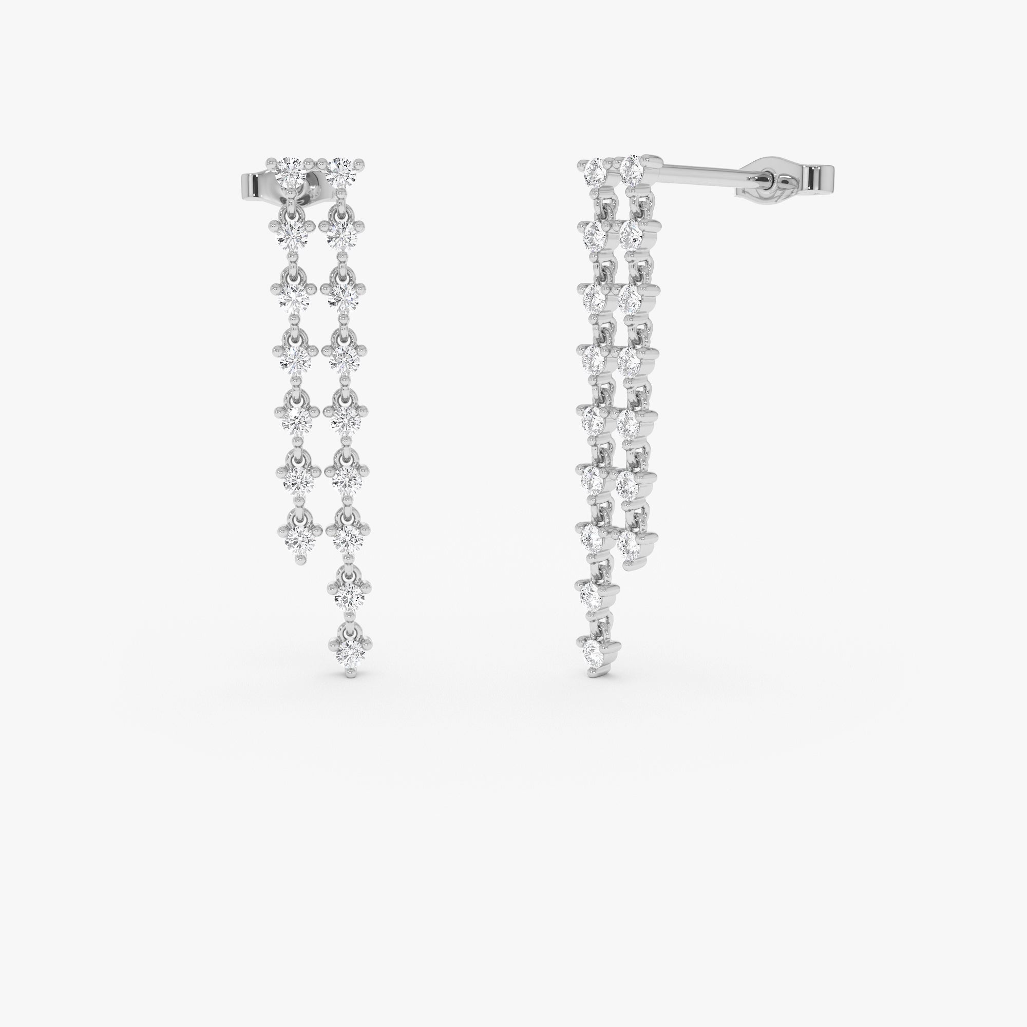 Diamond Chandelier Earrings