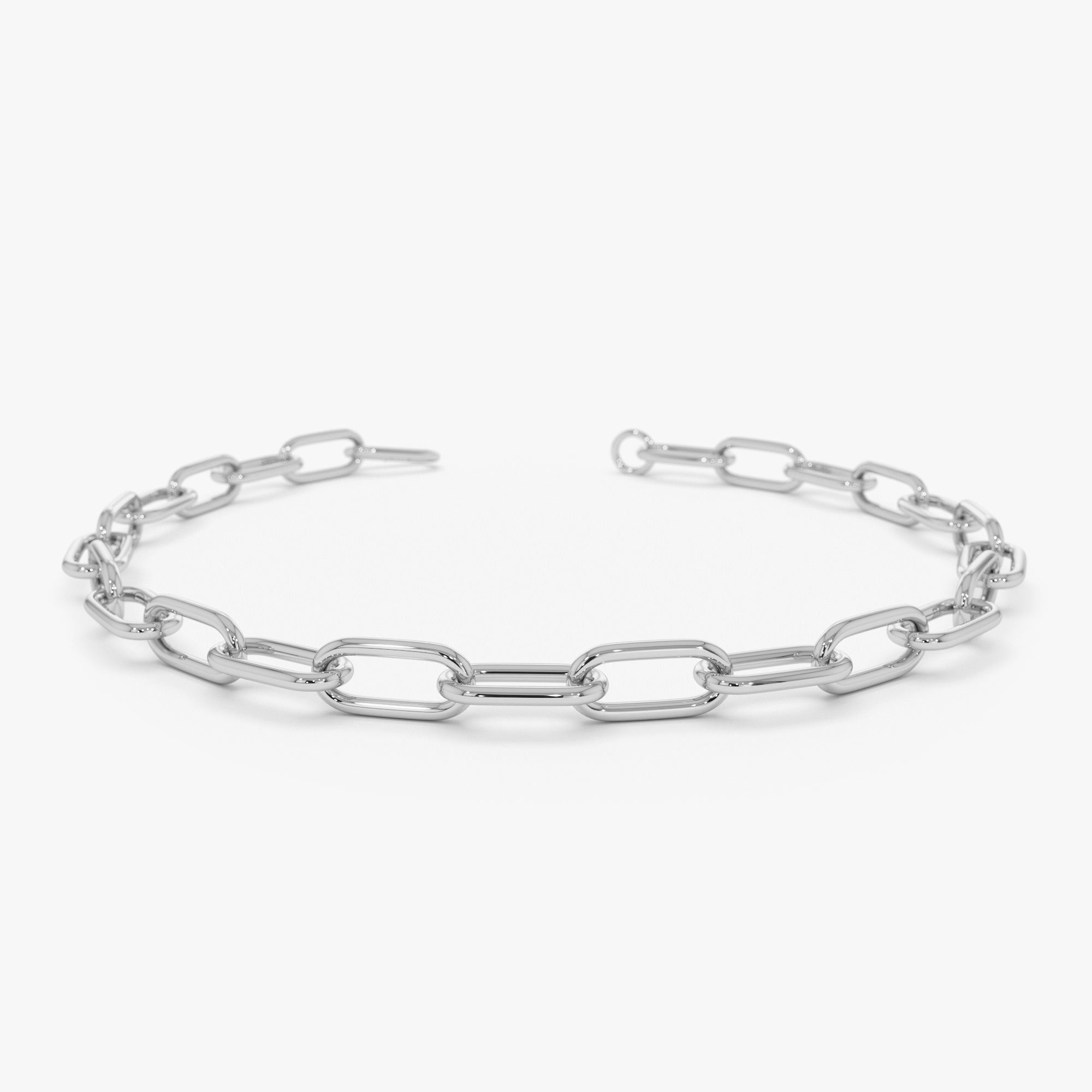 8MM Paperclip Chain Bracelet