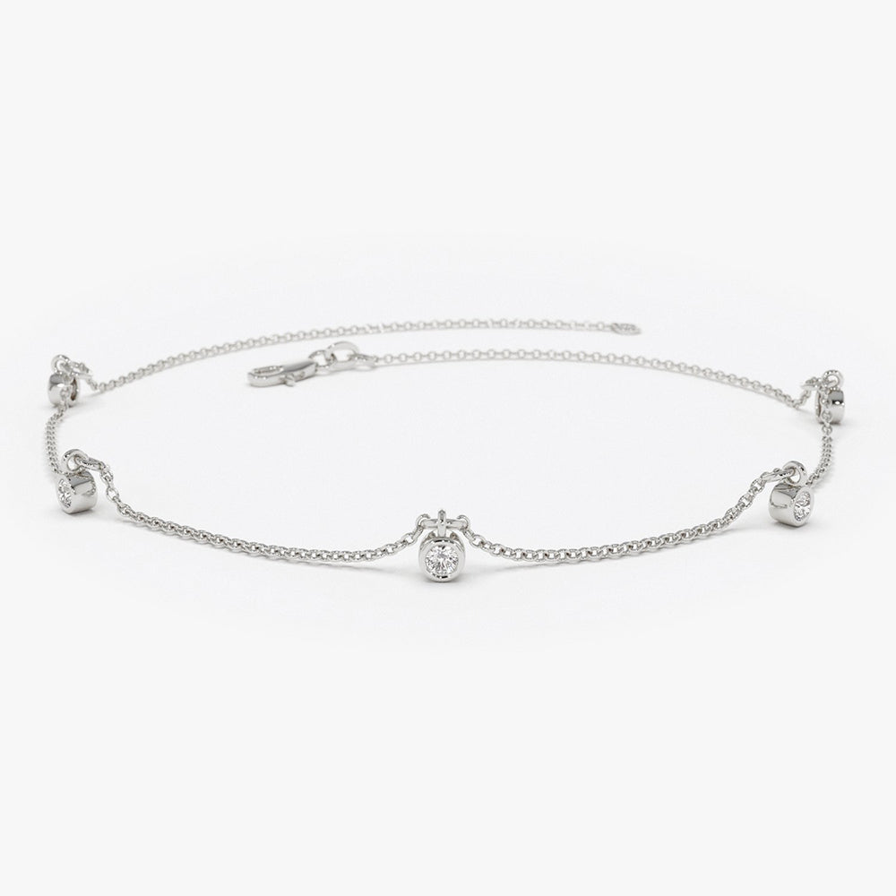 Dangling Solitaire Bracelet