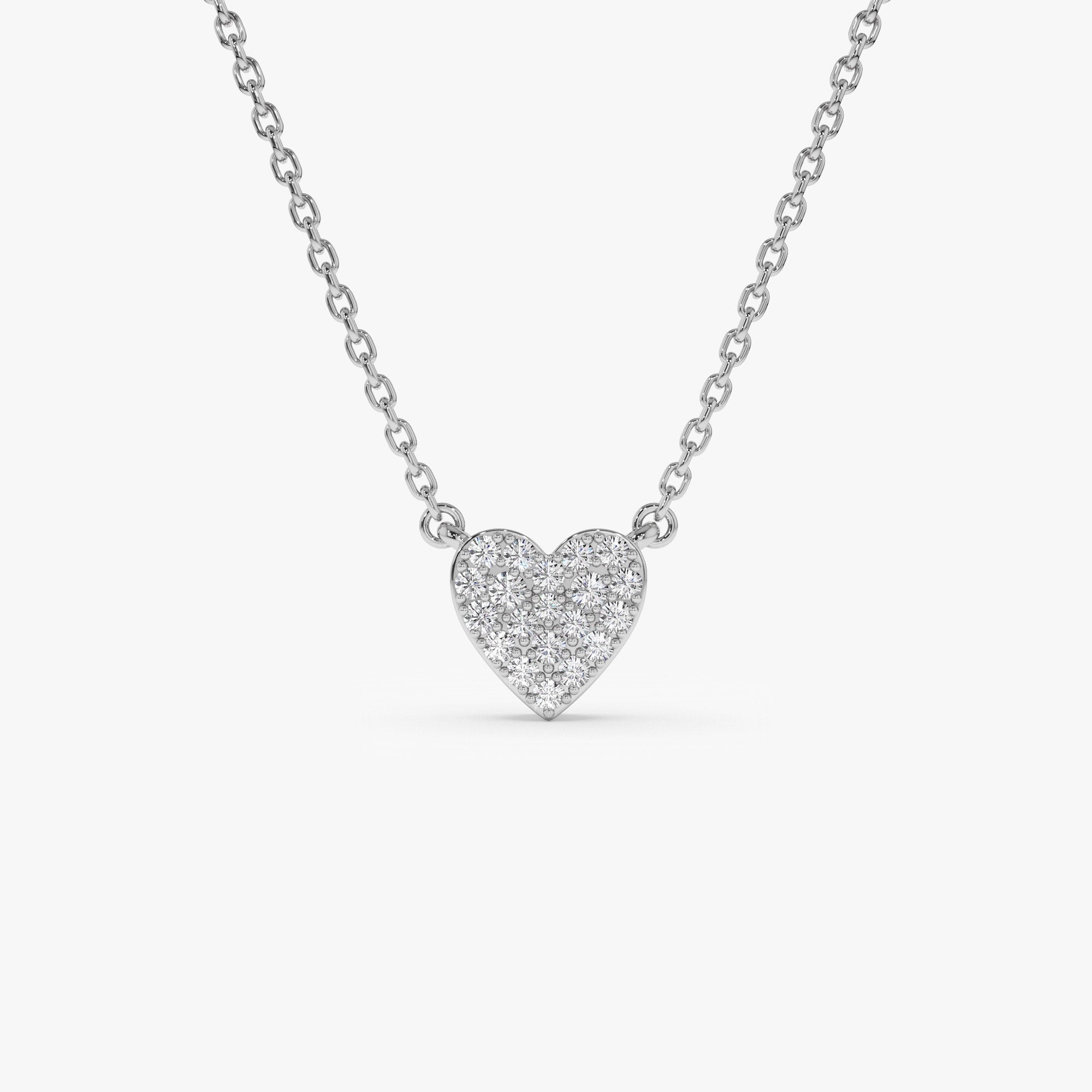 Mini Heart Diamond Necklace