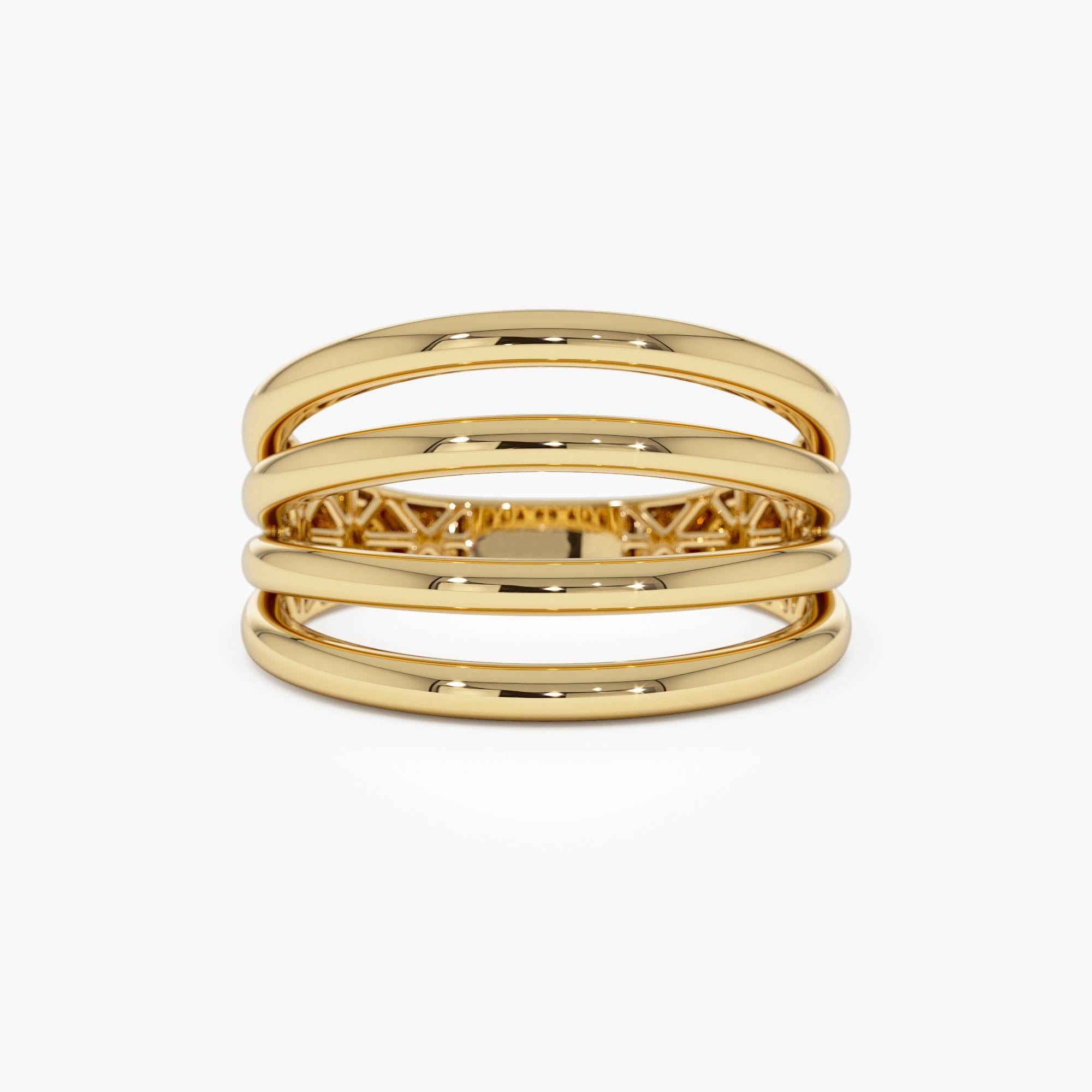 Four Band Statement Ring