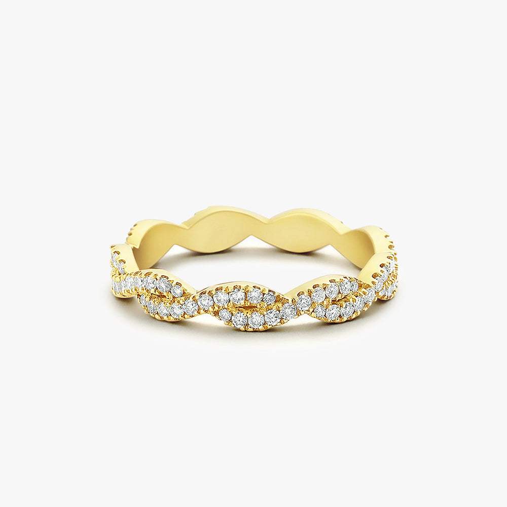 Infinity Diamond Eternity Wedding Band
