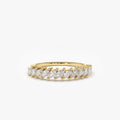 Domino Marquise Wedding Band