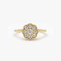 Floral Diamond Ring