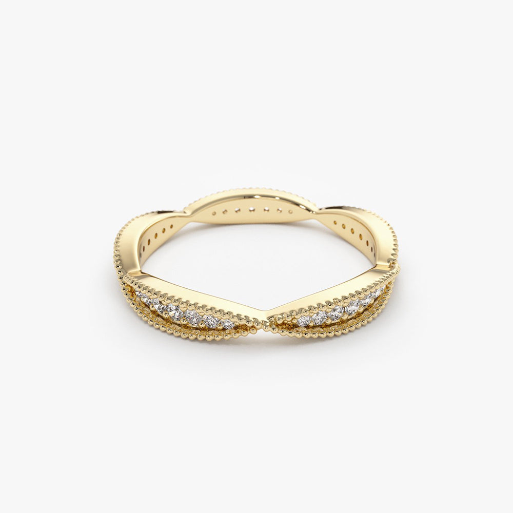 Art Deco Graduating Diamond Full Eternity Ring